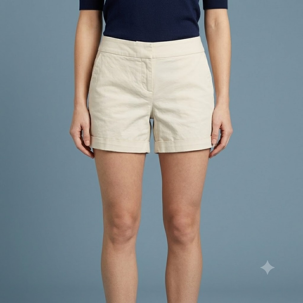 Vineyard Vines Shorts Women's 2 White Stretch Casual Chino